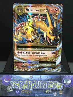 Pokemon Card M Charizard EX 13/108 XY Evolutions Ultra Rare Played - Image 1