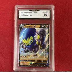 Grapploct V 032/073 SWSH: Champions Path GMA 9 Mint Pokemon TCG 2020 - Image 1