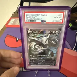 Pokemon 2022 Lugia V 186/195 Alt Art Silver Tempest GEM MINT PSA 10 - Image 1