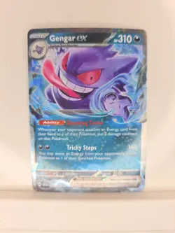 Temporal Forces Pokemon Card, Gengar EX 104/162 Ultra Rare - Image 1
