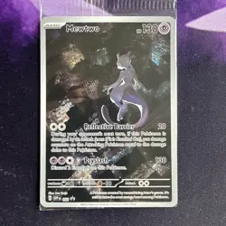 MEWTWO SVP 052 Scarlet Violet 151 Promo Illustration Rare Pokemon Card SEALED - Image 1