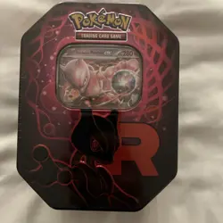 Pokemon TCG Destined Rivals Tin - Team Rocket’s Mewtwo - Sealed Collector Tin - Image 1