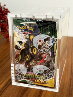 Pokemon Evolving Skies Booster Box Factory Sealed with Acrylic Case - Image 3