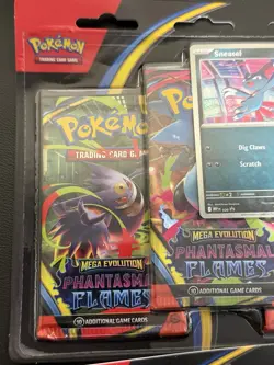 NEW - TCG Pokemon Phantasmal Flames - Sneasel & Weavile 3-Pack FACTORY SEALED - Image 4