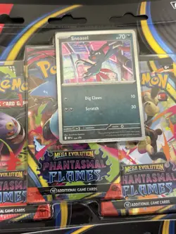 NEW - TCG Pokemon Phantasmal Flames - Sneasel & Weavile 3-Pack FACTORY SEALED - Image 5
