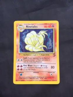 Pokemon Cards: Base Set 2 Rare Holo: Ninetales 13/130 - Image 1