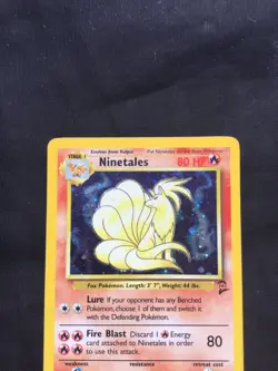 Pokemon Cards: Base Set 2 Rare Holo: Ninetales 13/130 - Image 2