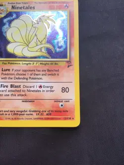Pokemon Cards: Base Set 2 Rare Holo: Ninetales 13/130 - Image 5