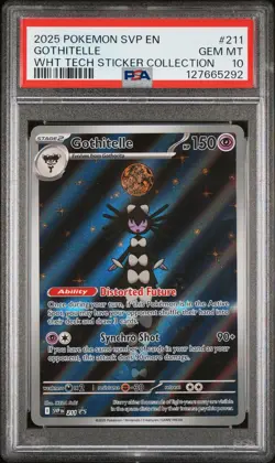 2025 POKEMON SVP EN-SV BLACK STAR PROMO #211 GOTHITELLE PSA 10 - Image 1