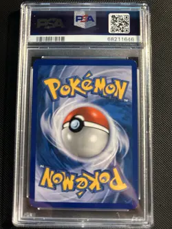 Pokemon Entei Secret Wonders Holo Rare #4 PSA 8 Holo Bleed - Image 3