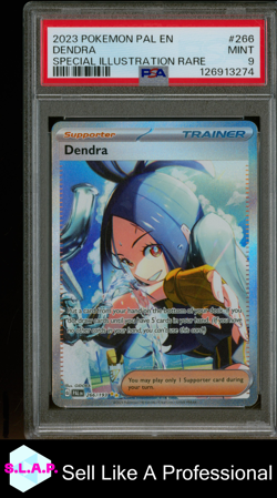 DENDRA SPECI4L ILLUSTRATION RARE POKEMON PAL EN-PALDEA EVOLVED 2023 266 PSA 9 - Image 1