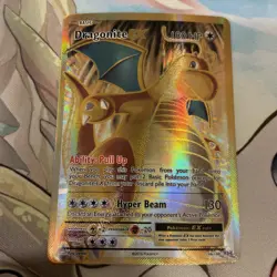 Dragonite EX XY Evolutions Full Art 106/108 Ultra Rare English Pokemon 2016 LP - Image 3