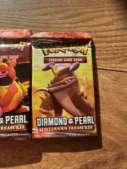 Pokemon TCG Diamond & Pearl - Mysterious Treasures - 4 Sealed Booster Packs - Image 5