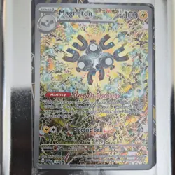 Pokemon Magneton 159 Sv: Scarlet & Violet Promo Holo Electric Ball Overvolt - Image 1