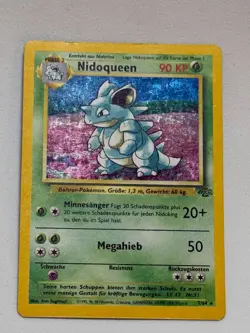 Pokemon Nidoqueen 7/64 Dschungel Jungle Rare Holo Deutsch WOTC - Image 5