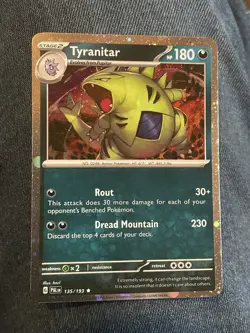 Tyranitar 135/193 - Cosmos Holo - Pokemon Paldea Evolved [NM] - Image 1