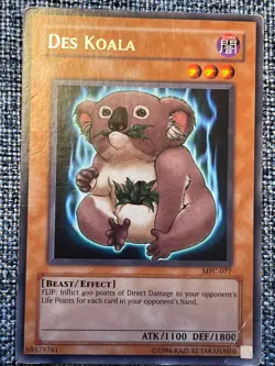 Yugioh Des Koala MFC-077 Unlimited Rare MP - Image 1