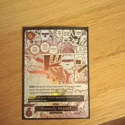 One Piece Bandai Honesty Impact Event Card OP01-018 Koby Rare English - Image 1