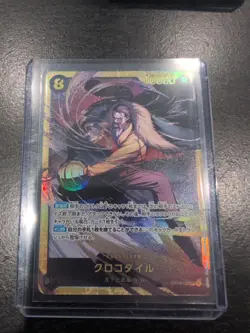 Crocodile OP14-120 SEC Secret Rare The Azure Sea's Seven One Piece TCG Japanese - Image 1