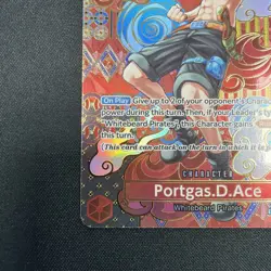 One Piece Portgas D. Ace SP OP02-013 SR Alternative English Edition Mint/NM - Image 5