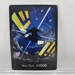 One Piece TCG DON!! Card Zoro Foil PRB-01 English Edition NM - Image 1