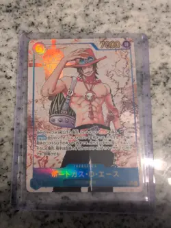 Portgas D Ace SEC Alt Art OP13-119 One Piece Carrying on His Will Japanese - Image 1