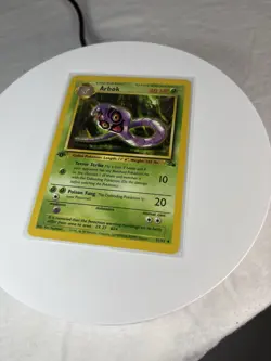 1st Ed Arbok Non-Holo WOTC Pokemon Card 31/62 Fossil Set EXCELLENT - Image 4
