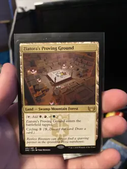 Ziatora's Proving Ground Magic: The Gathering Card Land Swamp Mountain Forest - Image 1