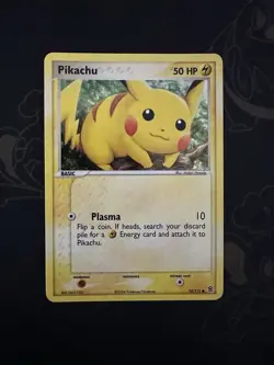 Pokemon Pikachu TCG Card 74/112 EX FireRed LeafGreen 2004 Reverse Holo - Image 1