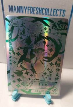 Naruto Trading Card SILVER Textured Foil SSR Jiraiya HY-SSR-007 MINT RARE - Image 1