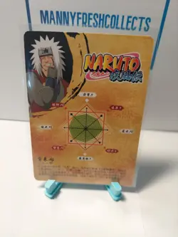 Naruto Trading Card SILVER Textured Foil SSR Jiraiya HY-SSR-007 MINT RARE - Image 2