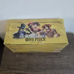 One Piece Card Game - Tin Pack Set Vol.2 (TS-02,OP13) x12 Sealed** In Hand ✅🎁 - Image 1