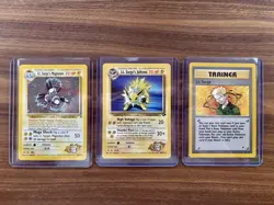 Pokemon OPENED Gym Heroes Lt. Surge Theme Deck! CARDS GREAT CONDITION - Image 4