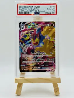 Pokemon Card Machamp Vmax Lucentezza Siderale PSA 10 ITA Gem MINT - Image 1