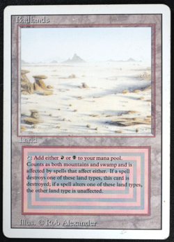 Badlands Magic Card Dual Land Revised MTG Reserved List - Image 3