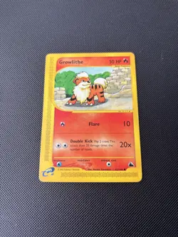 Pokemon Card Skyridge Growlithe 62/144 E Series Pokemon TCG - Image 3