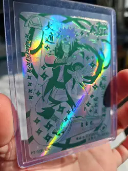Naruto Trading Card SILVER Textured Foil SSR Jiraiya HY-SSR-007 - Image 2