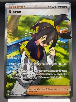 Kieran 206/167 - Full Art Holo - Twilight Masquerade Pokemon Card MINT - Image 1