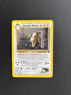 Pokemon Card Gym Challenge Set Holo Giovanni's Persian 8/132 WOTC - Image 1