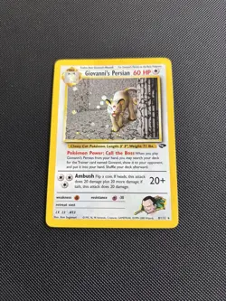 Pokemon Card Gym Challenge Set Holo Giovanni's Persian 8/132 WOTC - Image 2