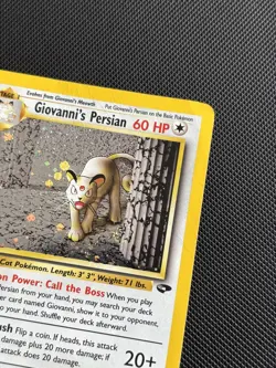 Pokemon Card Gym Challenge Set Holo Giovanni's Persian 8/132 WOTC - Image 4