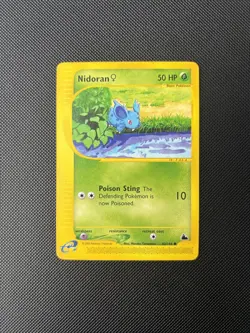 Pokemon Card Skyridge Nidoran 82/144 E Series Pokemon TCG - Image 1