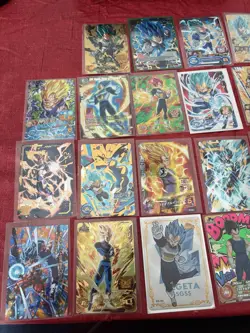 Dragon Ball Super Cards Vegeta Heroes SDBH Blood Of Saiyans Majin Dokkan NM - Image 2