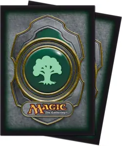 Ultra Pro 2011 Green Mana Card Sleeves 80ct (MTG/Pokemon Sized Deck Protectors) - Image 1