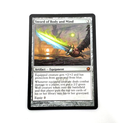 MTG Sword of Body and Mind Scars of Mirrodin #208 Magic The Gathering Card LP - Image 1