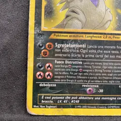 Pokemon Card Shining Tyranitar 1 Edizione - Neo Destiny - 113/105 - Ita - Poor - Image 5