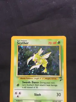 Pokemon Cards: Base Set 2 Rare Holo: Scyther 17/130 - Image 2