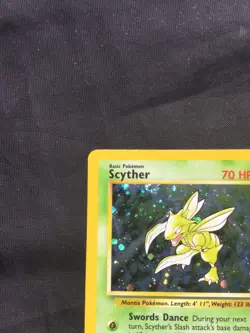 Pokemon Cards: Base Set 2 Rare Holo: Scyther 17/130 - Image 3