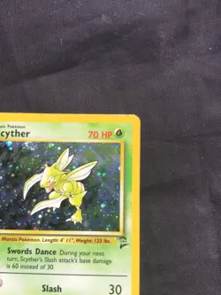 Pokemon Cards: Base Set 2 Rare Holo: Scyther 17/130 - Image 4