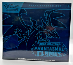 Pokemon Cards - Phantasmal Flames ETB - Mega Evolution - SEALED - Charizard - Image 1